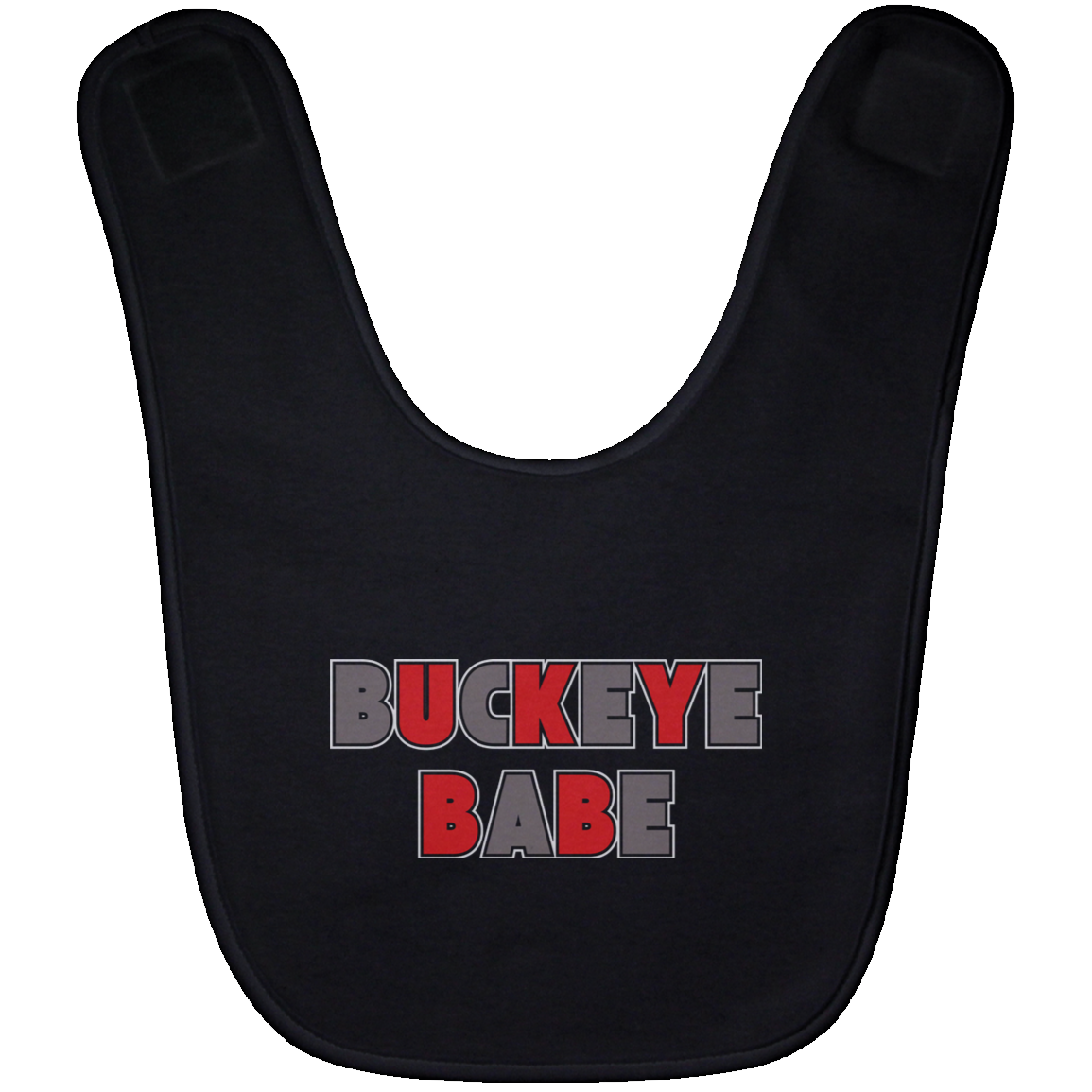 BUCKBABE Ohio State Baby Bib