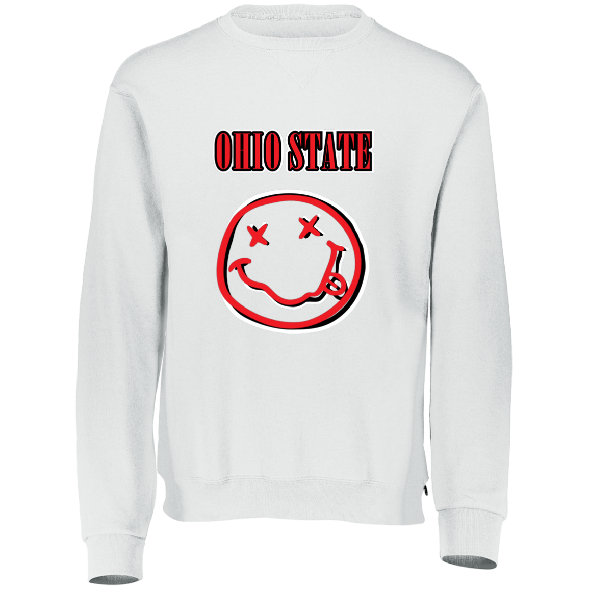 TEAMSPIRIT Ohio State Dri-Power Fleece Crewneck Sweatshirt