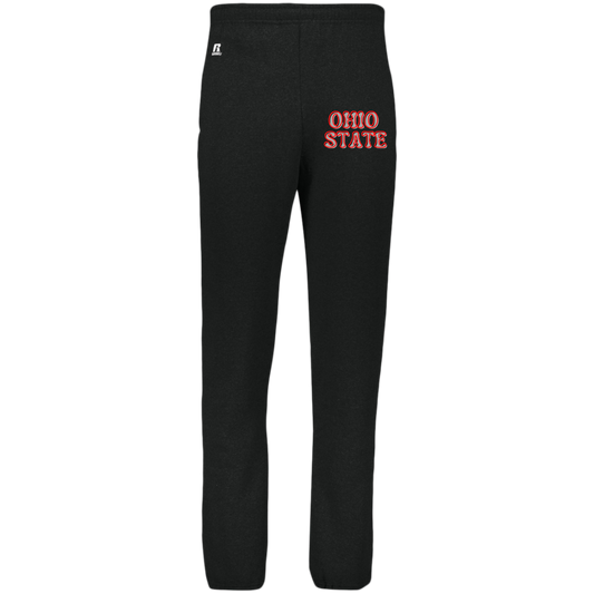 STATE Ohio State Dri-Power Closed Bottom Pocket Sweatpants