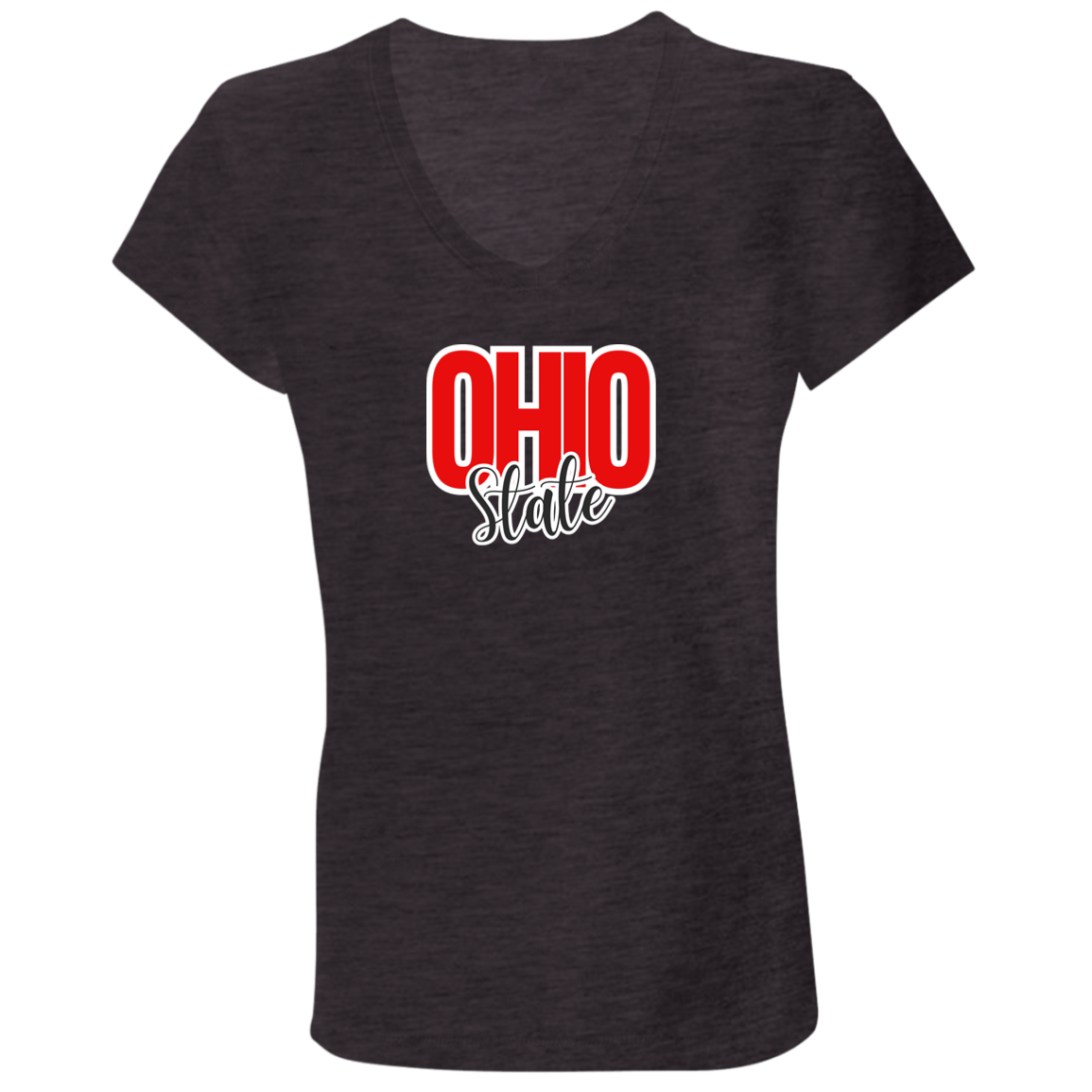 OHSTATE Ohio State Ladies' Jersey V-Neck T-Shirt