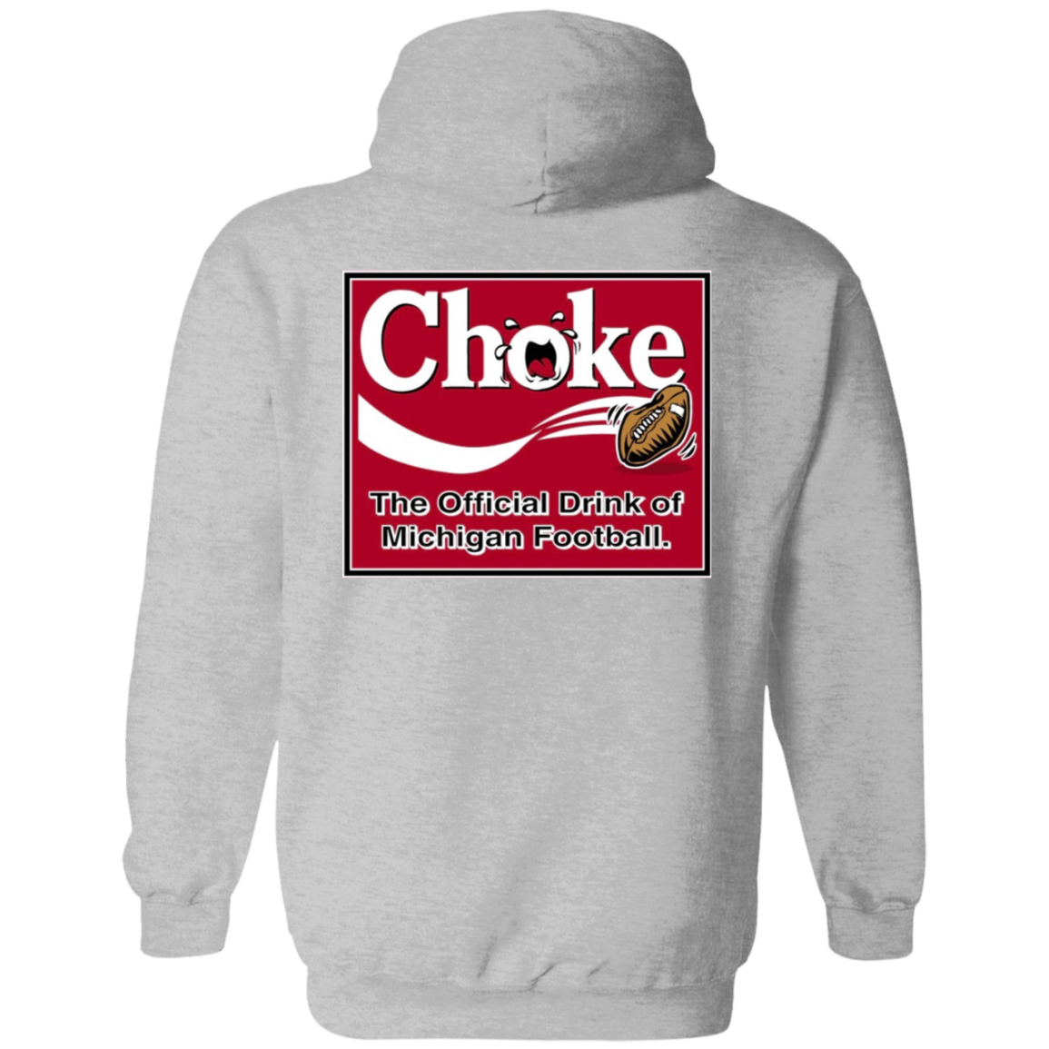 MICHIGAN CHOKE Ohio State Women's Zip Up Hooded Sweatshirt