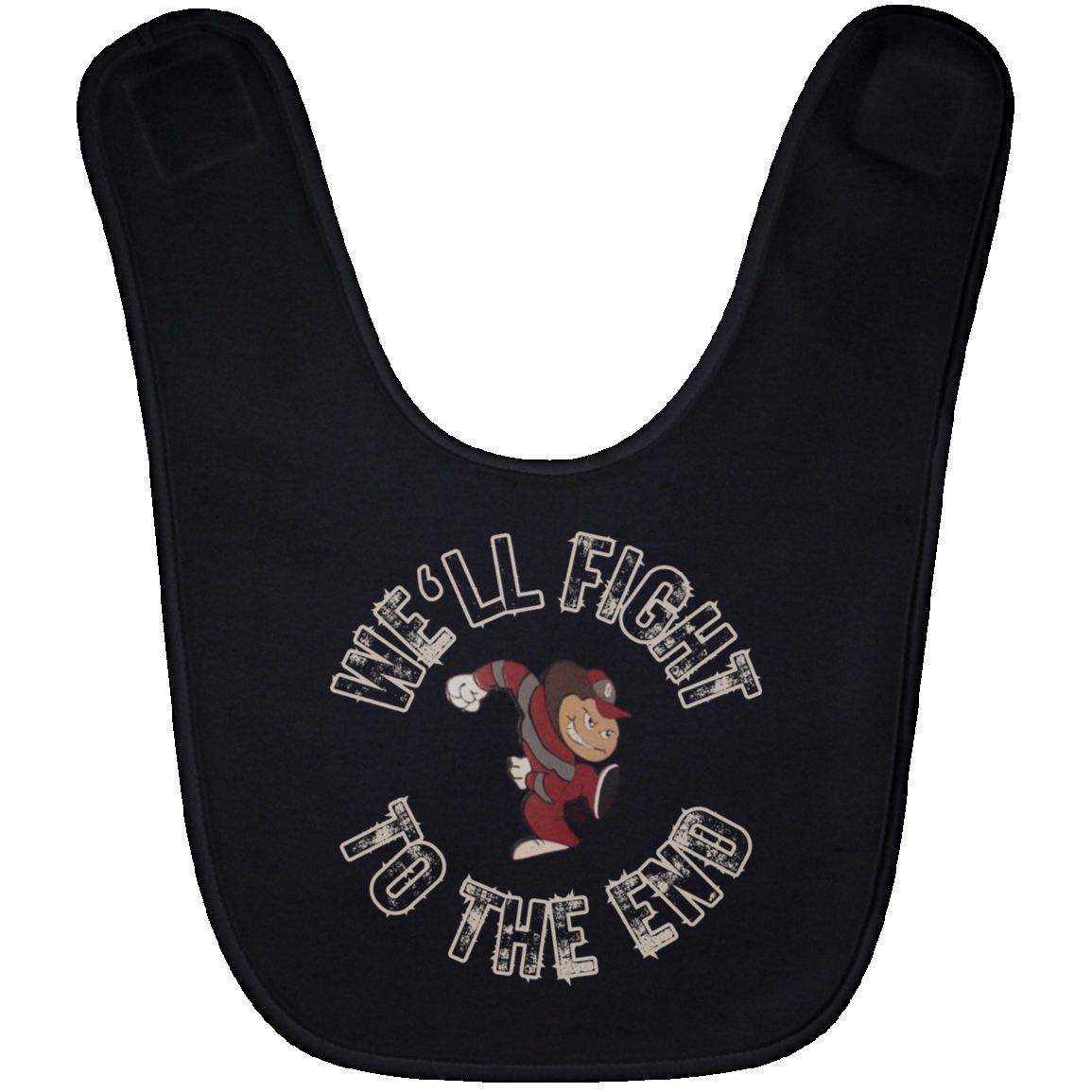 FIGHT Ohio State Baby Bib