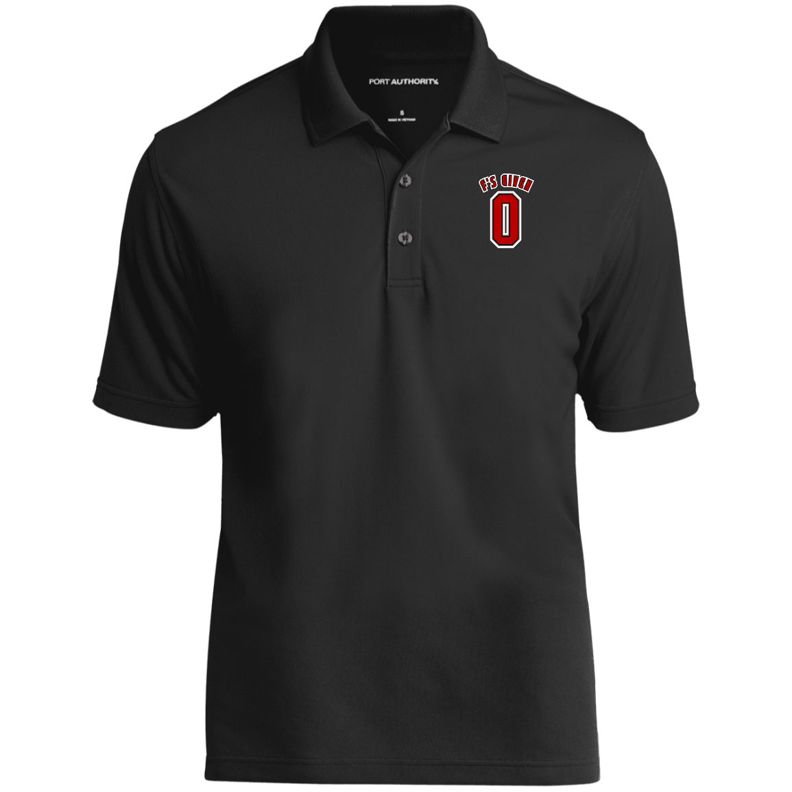 F'SGIVEN Ohio State Dry Zone UV Micro-Mesh Polo