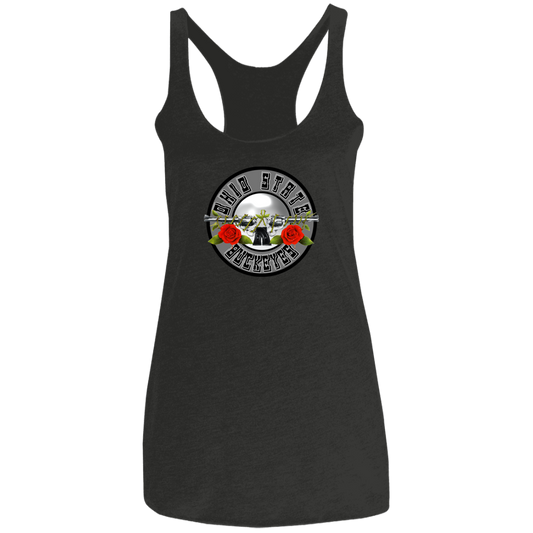 OBSESSION Ohio State Ladies' Triblend Racerback Tank