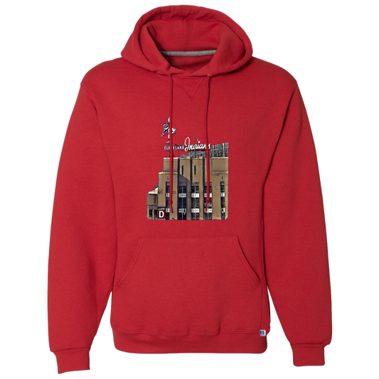 GATE D Cleveland Baseball  Dri-Power Fleece Pullover Hoodie