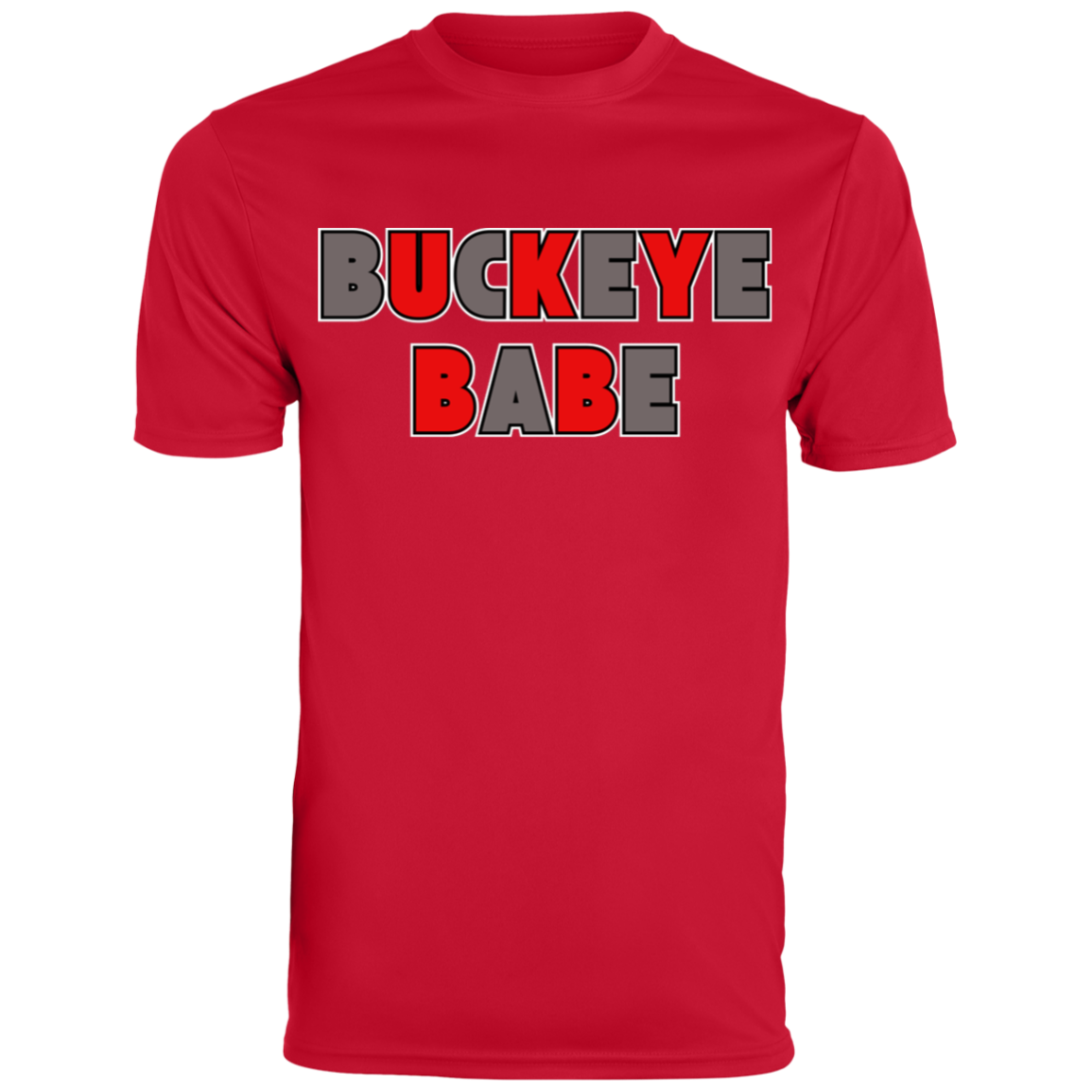 BUCKBABE Ohio State Youth Moisture-Wicking Tee