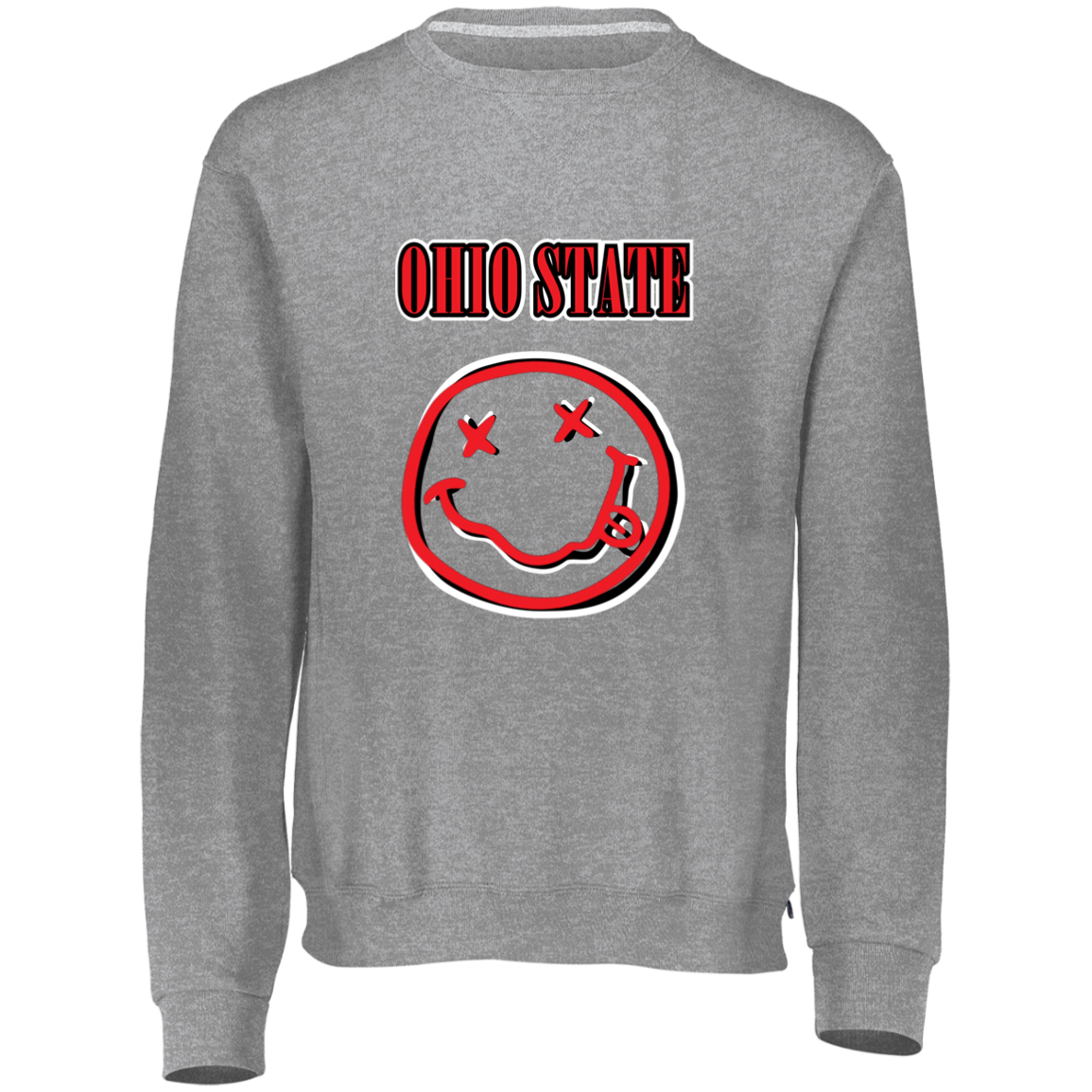 TEAMSPIRIT Ohio State Dri-Power Fleece Crewneck Sweatshirt