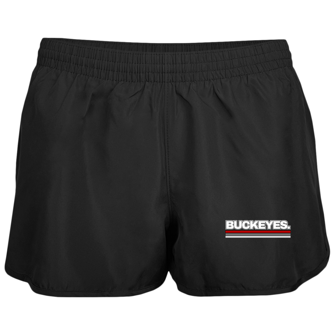 BUCKEYES. Ohio State Ladies' Wayfarer Running Shorts