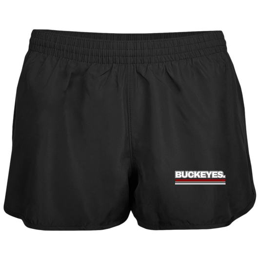 BUCKEYES. Ohio State Ladies' Wayfarer Running Shorts