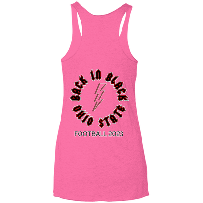 BNB Ohio State Ladies' Triblend Racerback Tank