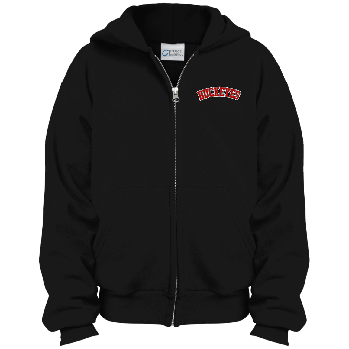 BUCKEYES Ohio State Youth Full Zip Hoodie