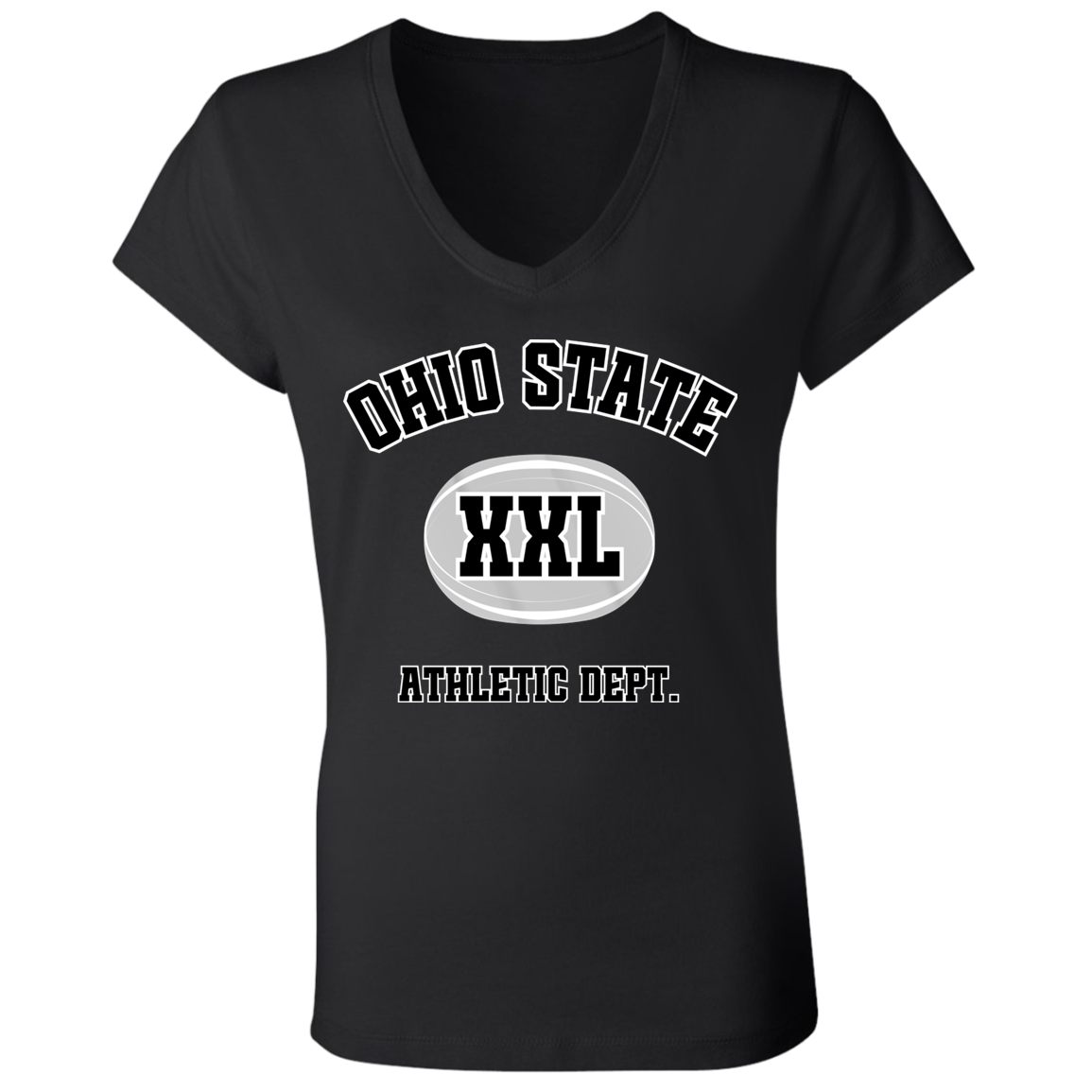 ATHLETICS Ohio State Ladies' Jersey V-Neck T-Shirt