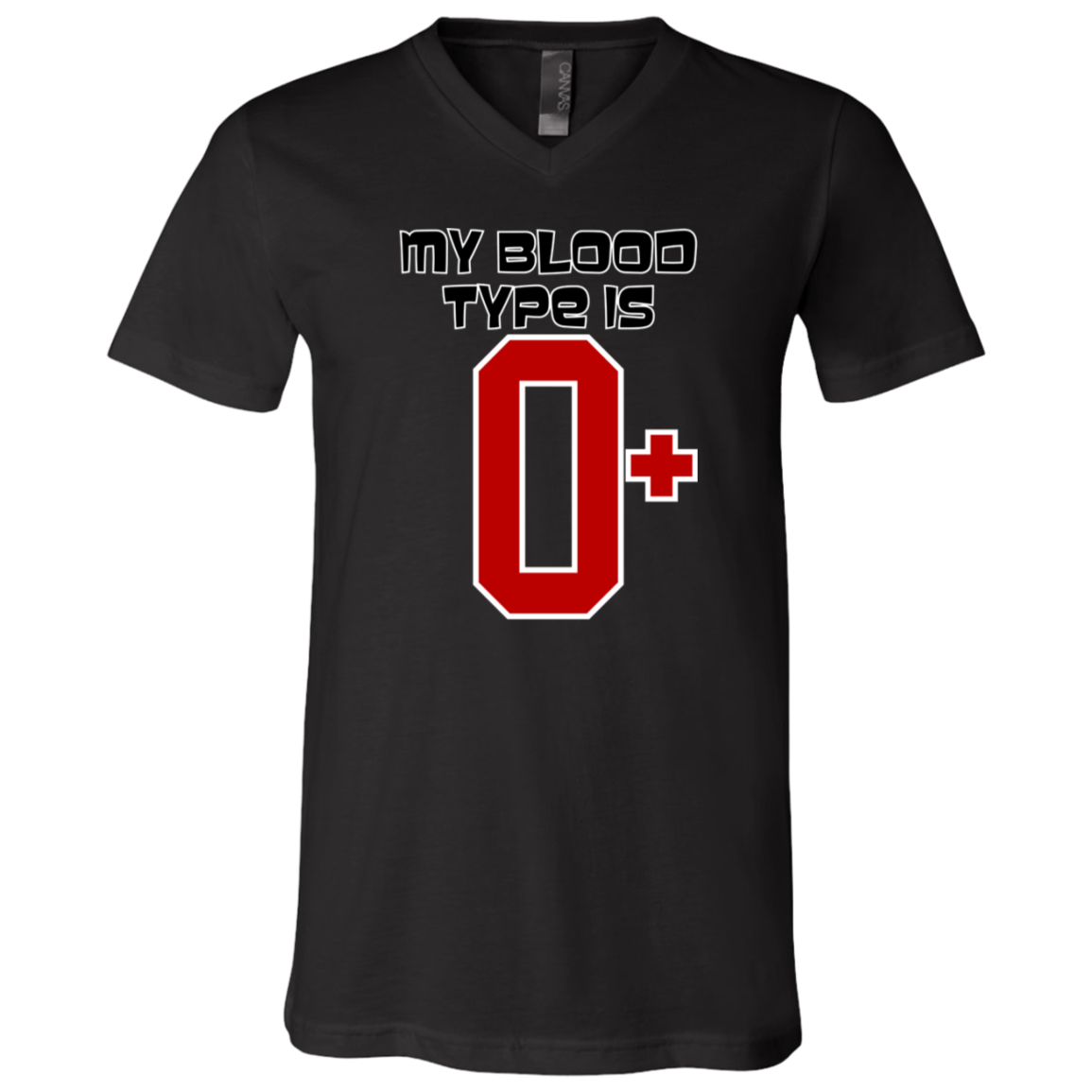 TYPE Ohio State Unisex Jersey SS V-Neck T-Shirt