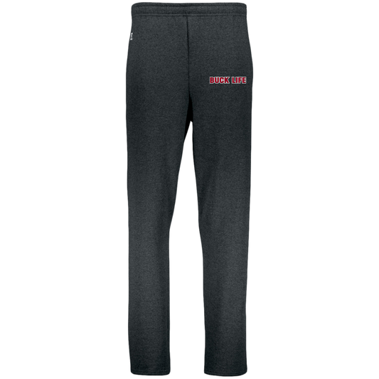 BUCKLIFE Ohio State Dri-Power Open Bottom Pocket Sweatpants