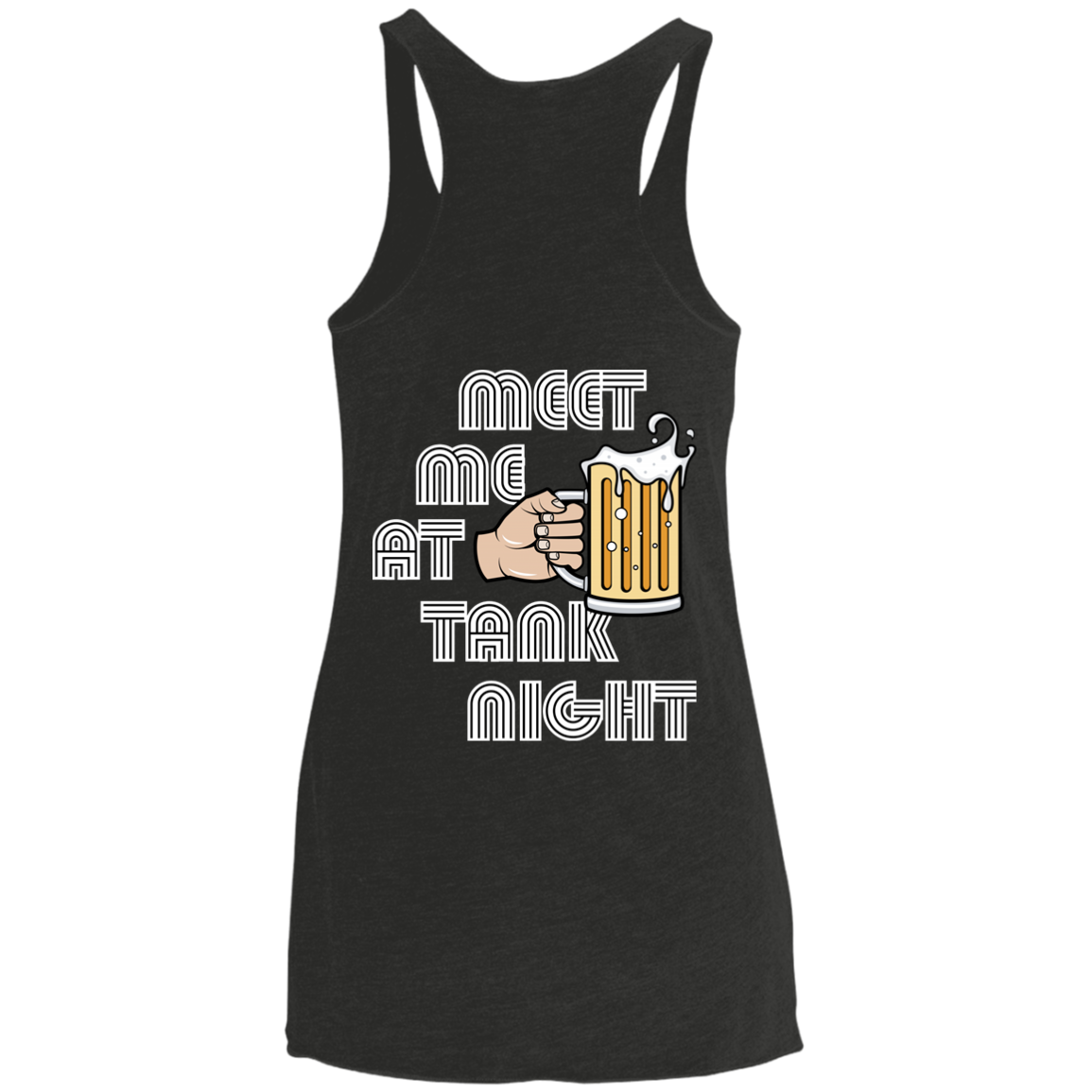 TANK NIGHT Ohio State Ladies' Triblend Racerback Tank