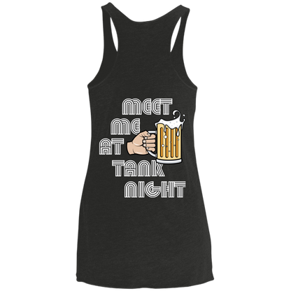 TANK NIGHT Ohio State Ladies' Triblend Racerback Tank