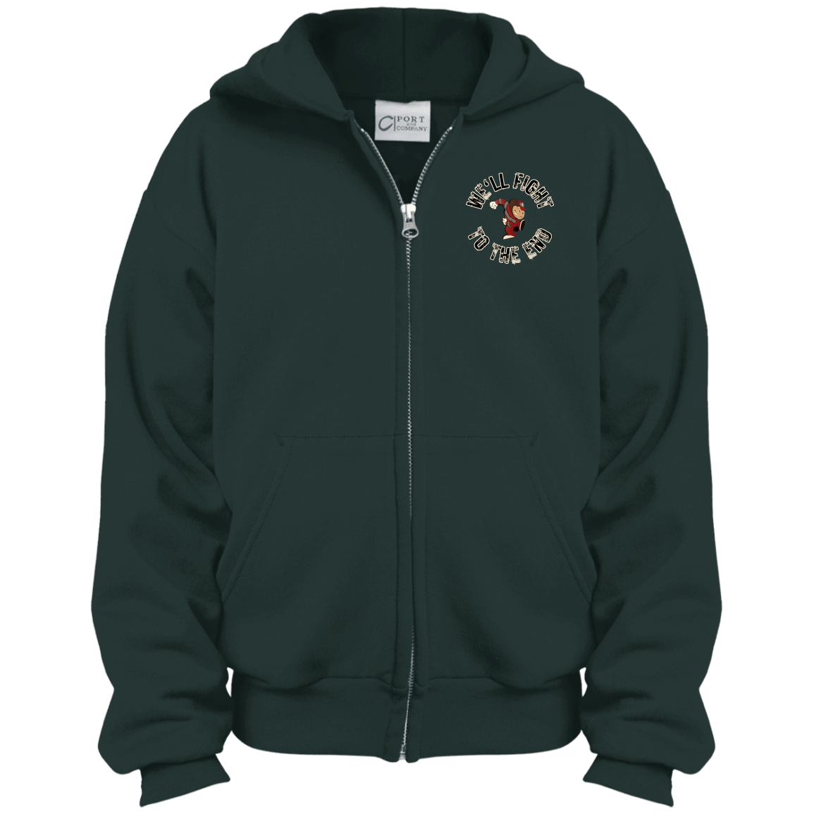 FIGHT Ohio State Youth Full Zip Hoodie