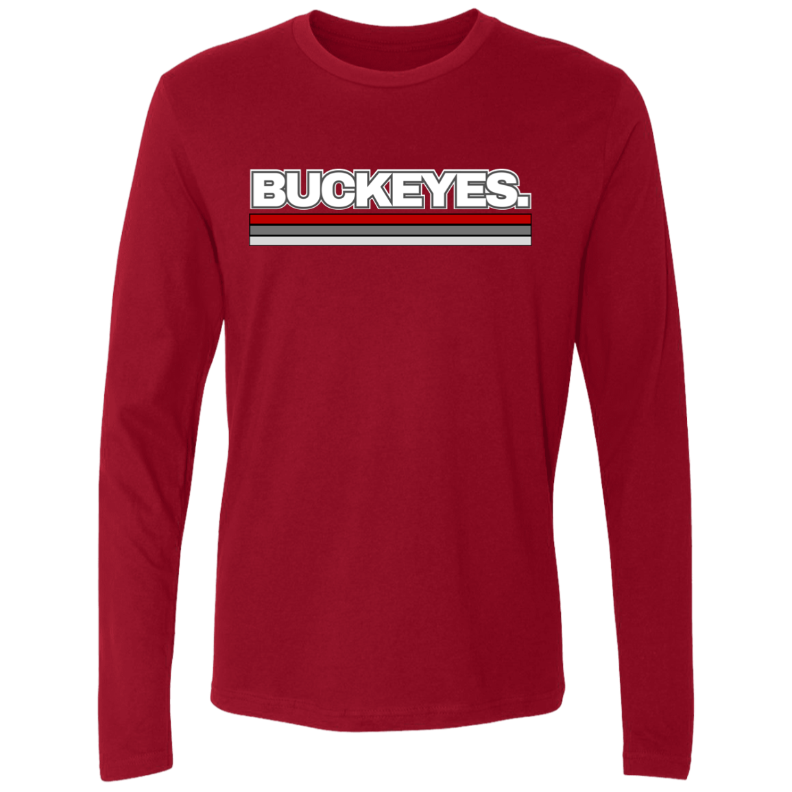 BUCKEYES. Ohio State Men's Premium LS