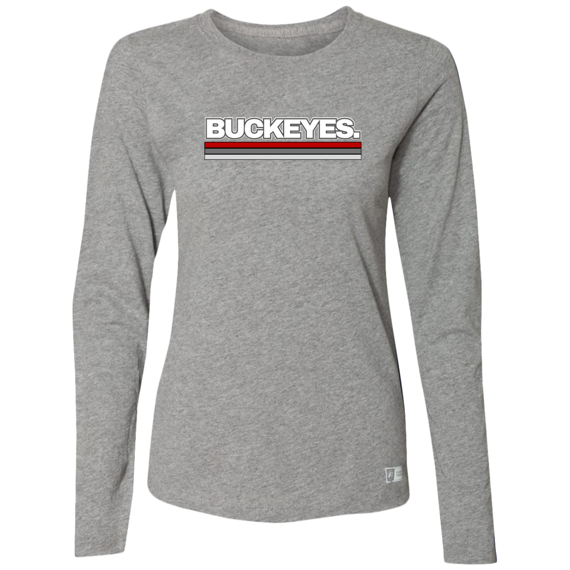 BUCKEYES. Ohio State Ladies’ Essential Dri-Power Long Sleeve Tee