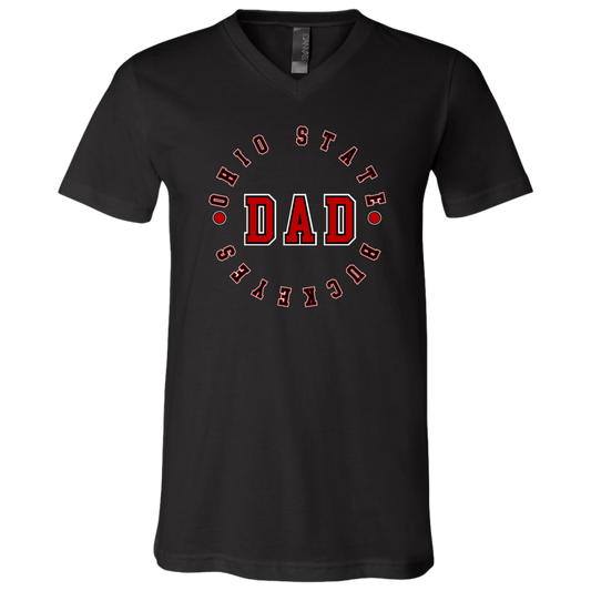 OSUDAD Ohio State Unisex Jersey SS V-Neck T-Shirt