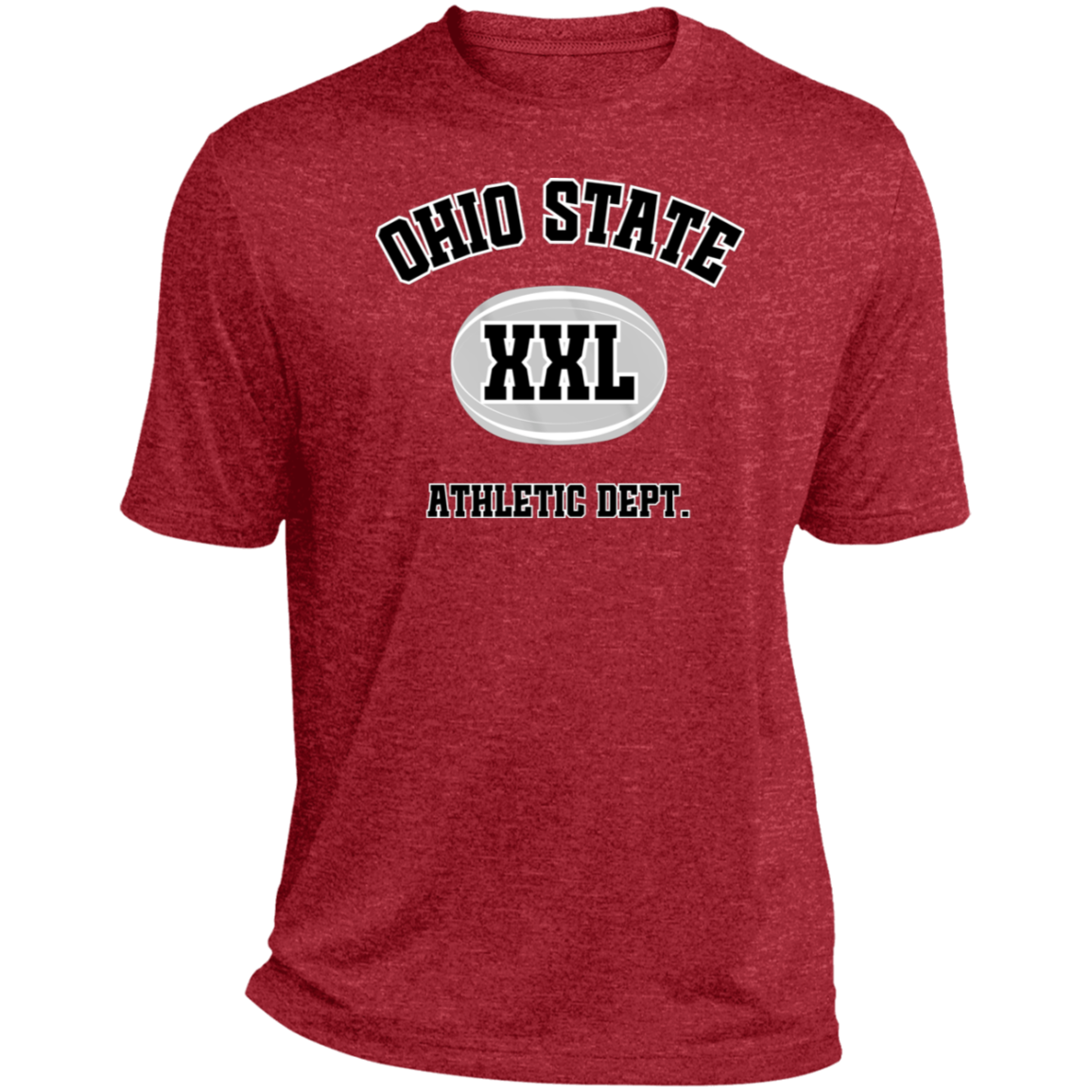 ATHLETICS Ohio State Heather Performance Tee