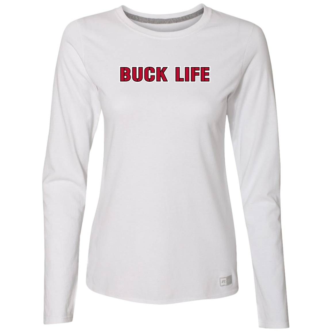 BUCKLIFE Ohio State Ladies’ Essential Dri-Power Long Sleeve Tee