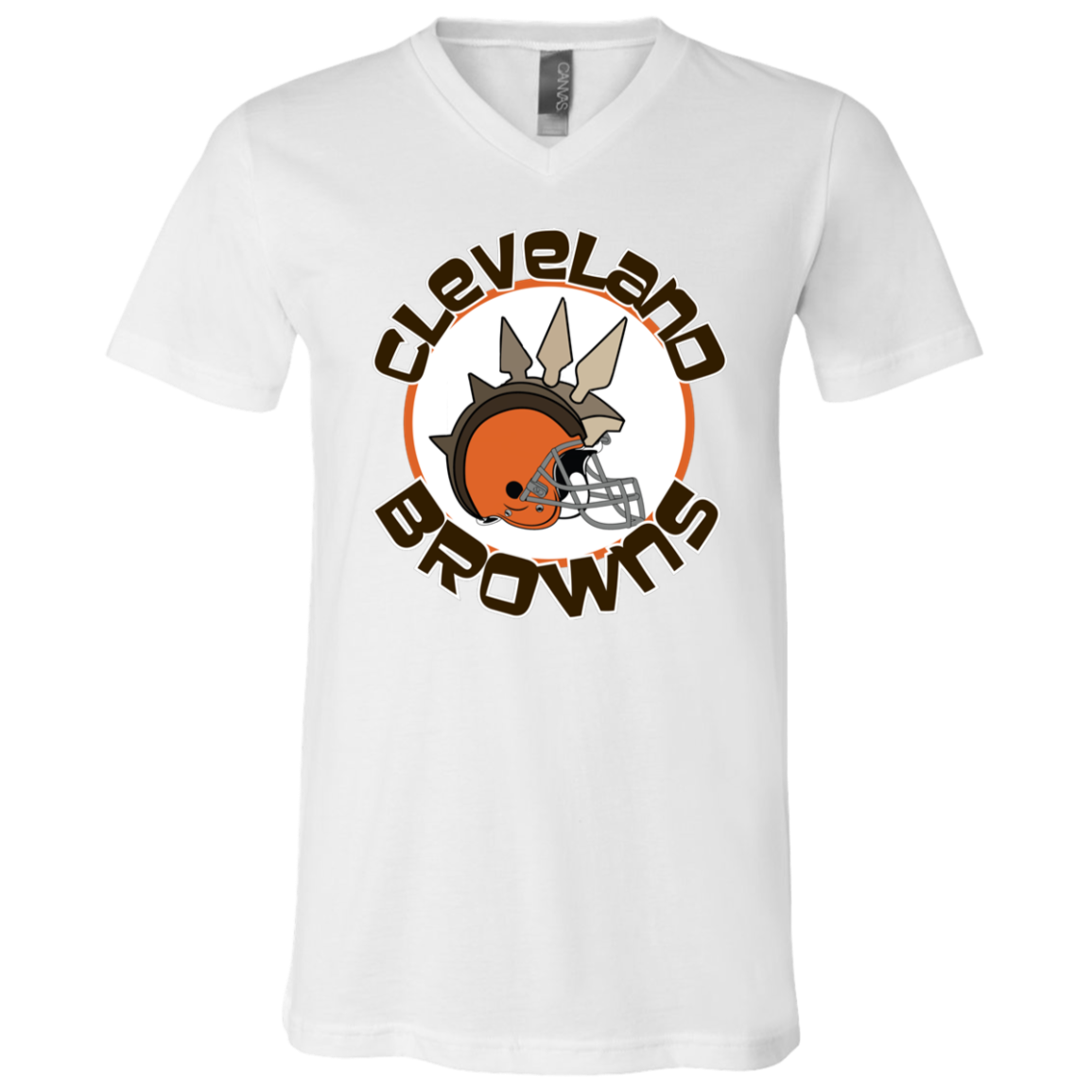 Cleveland 80'S Unisex Jersey SS V-Neck T-Shirt