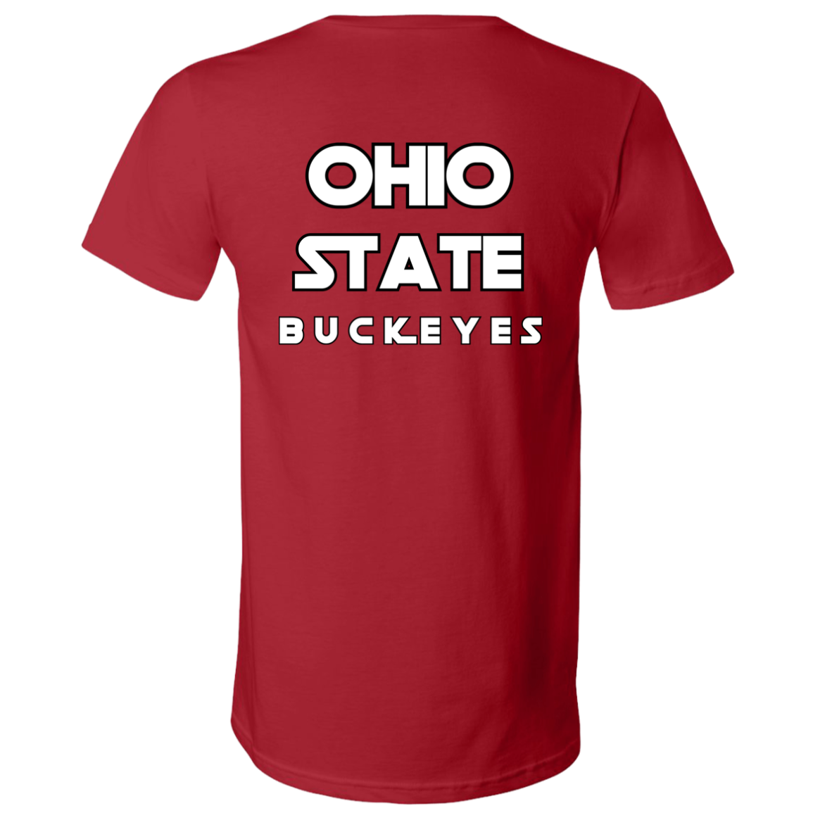 STAR Ohio State Unisex Jersey SS V-Neck T-Shirt