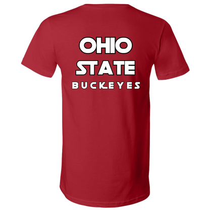 STAR Ohio State Unisex Jersey SS V-Neck T-Shirt