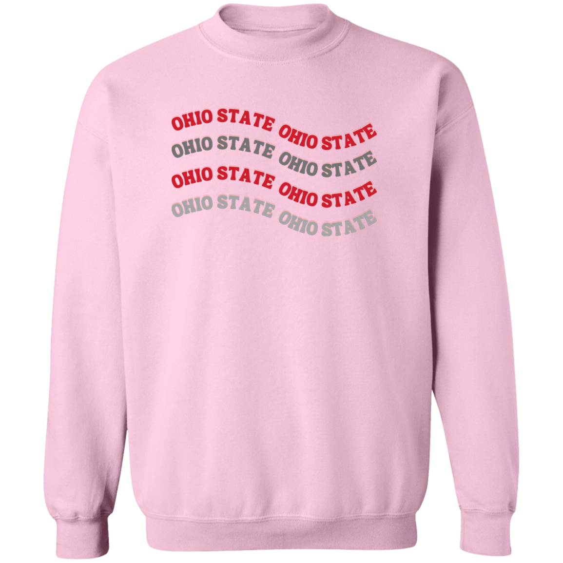 WAVE Ohio State Crewneck Pullover Sweatshirt