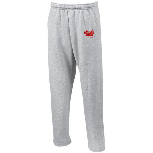 BADDIE Ohio State Open Bottom Sweatpants with Pockets