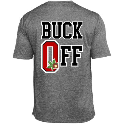 BUCK OFF Ohio State Heather Performance Tee