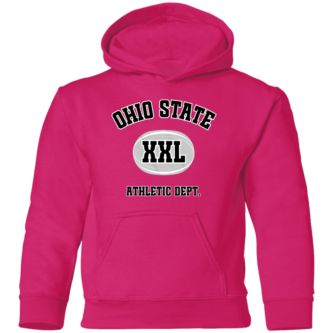 XXL Ohio State Youth Pullover Hoodie