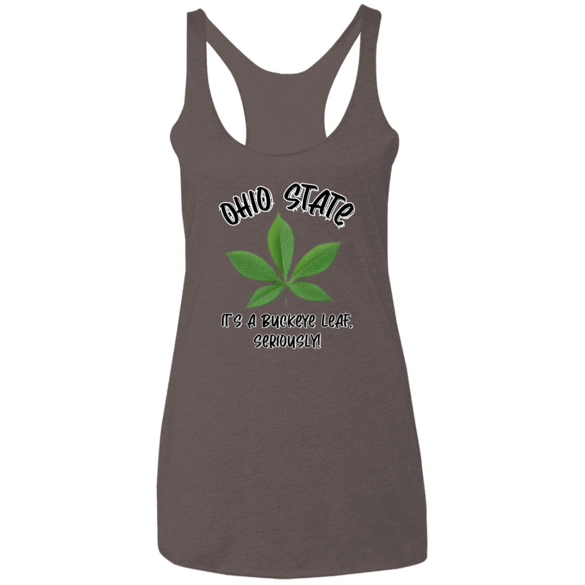 SERIOUSLY Ohio State Ladies' Triblend Racerback Tank