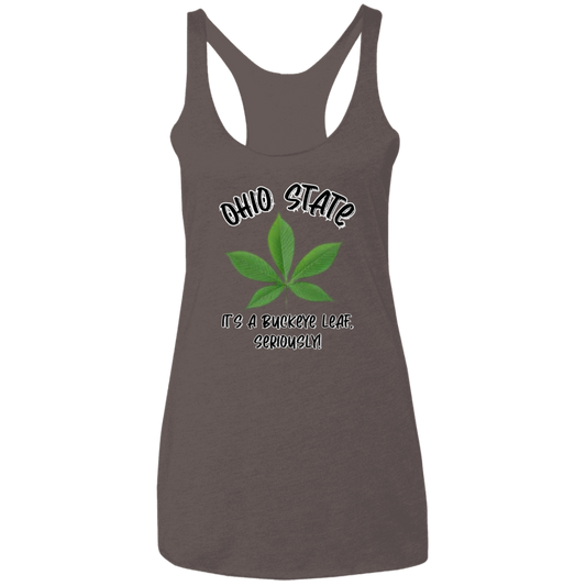 SERIOUSLY Ohio State Ladies' Triblend Racerback Tank