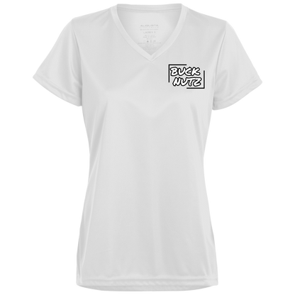 HELLO Ohio State Ladies’ Moisture-Wicking V-Neck Tee