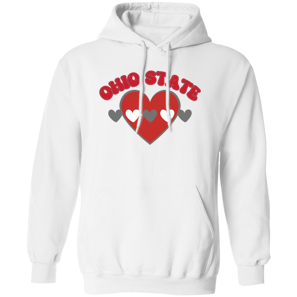 LOVE Ohio State Pullover Hoodie