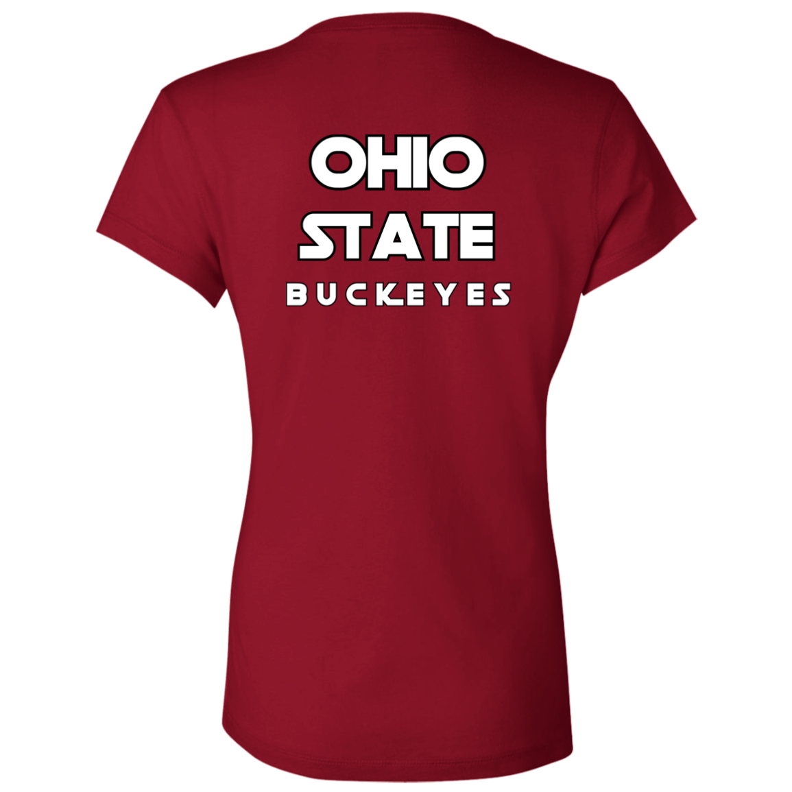 STAR Ohio State Ladies' Jersey V-Neck T-Shirt