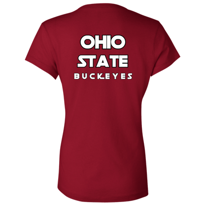 STAR Ohio State Ladies' Jersey V-Neck T-Shirt