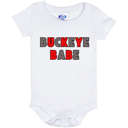 BUCKBABE Ohio State Baby Onesie 6 Month