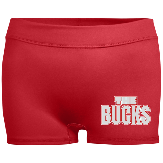 THEBUCKS Ohio State Ladies' Fitted Moisture-Wicking 2.5 inch Inseam Shorts