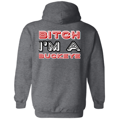 BITCH Ohio State Zip Up Hooded Sweatshirt