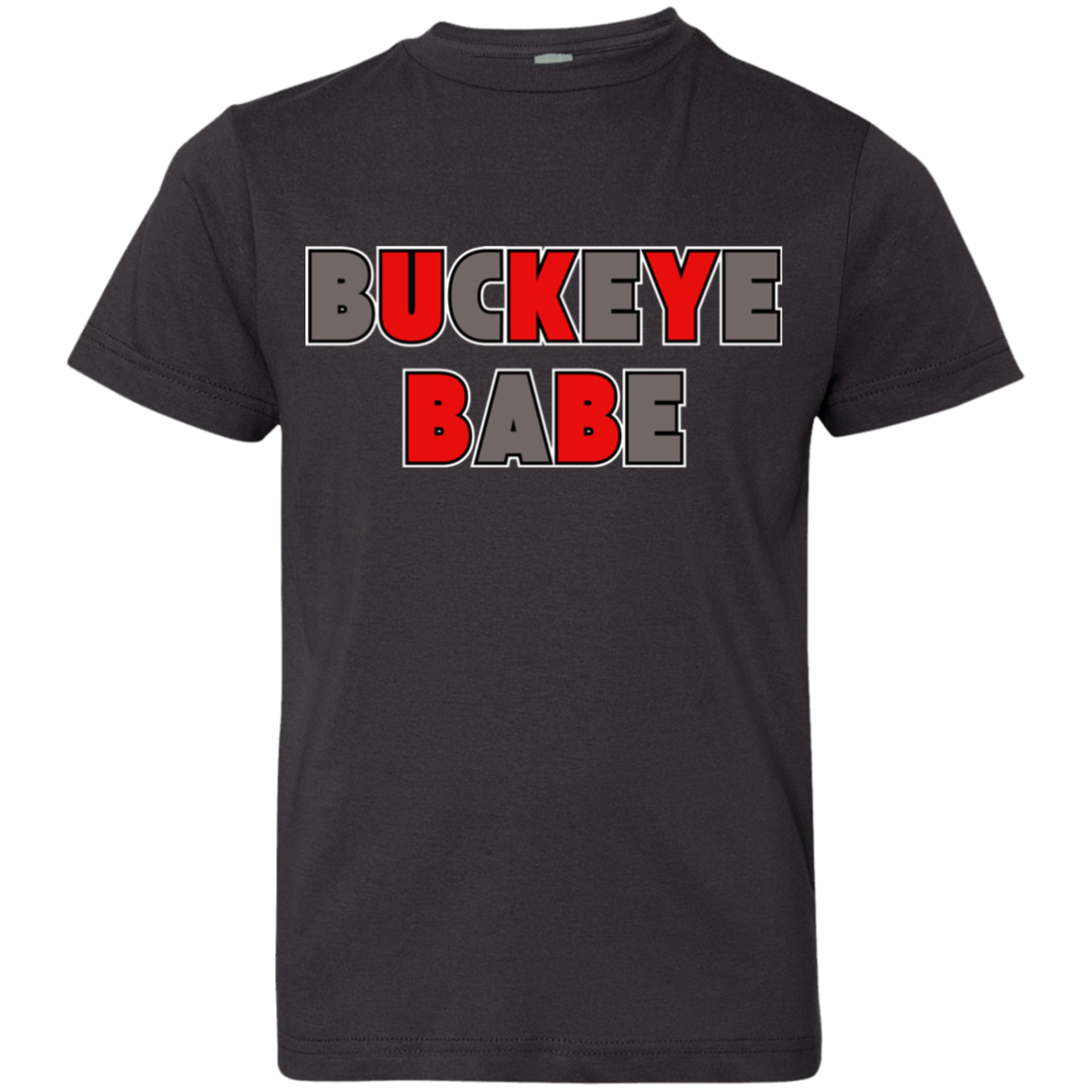 BUCKBABE Ohio State Youth Jersey T-Shirt