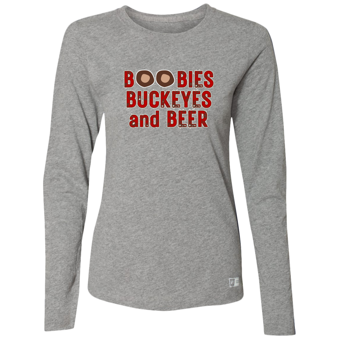 BOOBS Ohio State Ladies’ Essential Dri-Power Long Sleeve Tee