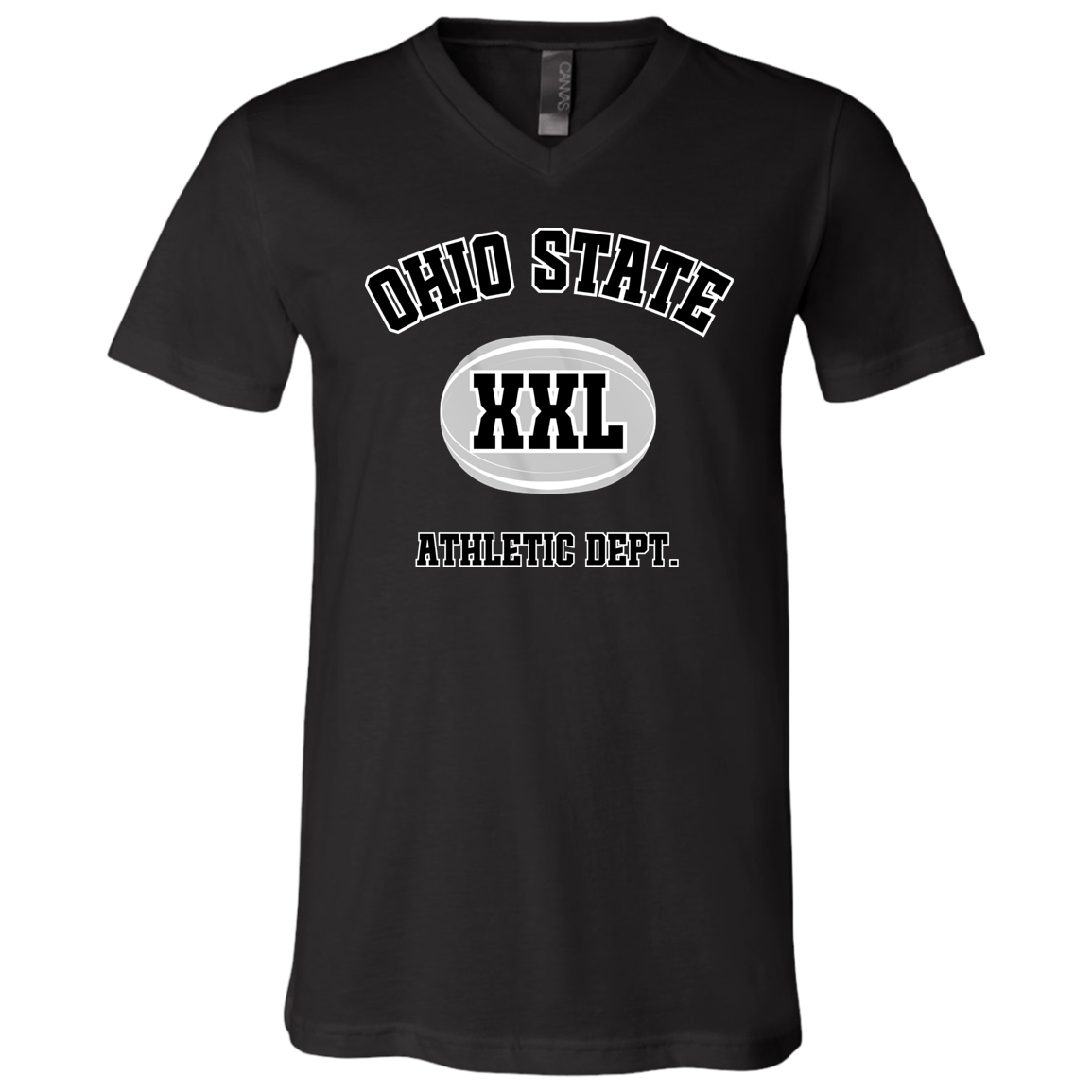 ATHLETICS Ohio State Unisex Jersey SS V-Neck T-Shirt