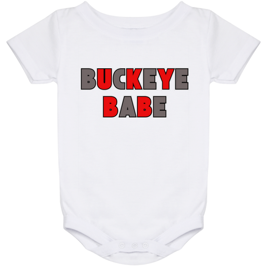 BUCKBABE Ohio State Baby Onesie 24 Month