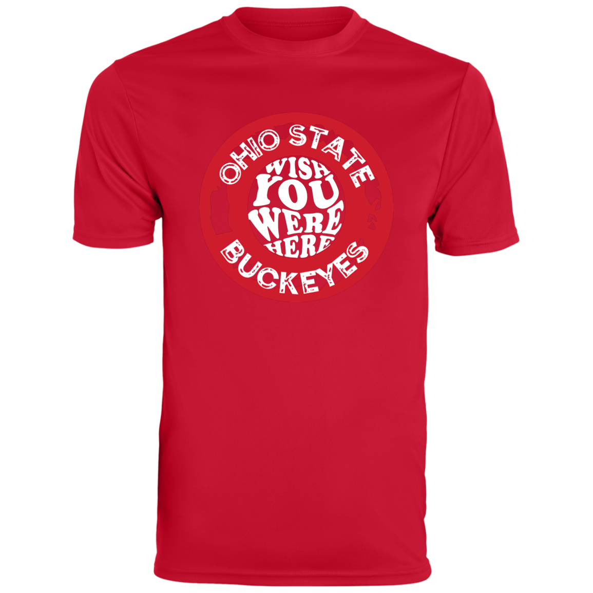 WISH Ohio State Men's Moisture-Wicking Tee