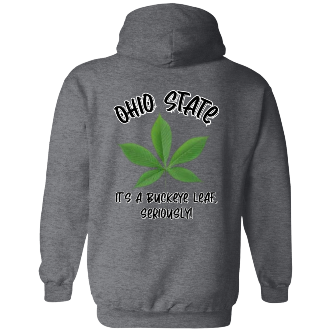 SERIOUSLY Ohio State Zip Up Hooded Sweatshirt