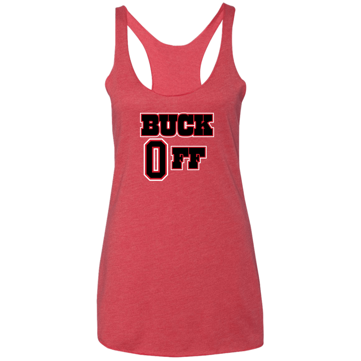 BUCKOFF Ohio State Ladies' Triblend Racerback Tank