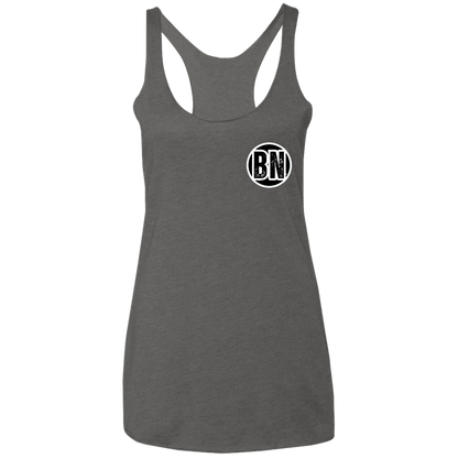 BUCK OFF Ohio State Ladies' Triblend Racerback Tank